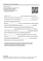 Vorschau - Arbeitsblätter - Arbeitsblätter zum Thema "Medizin" + Lösung & MP3 + Infografik - Deckblatt