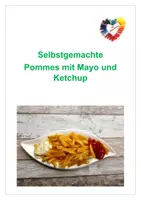 Vorschau - Anderer Materialtyp - Rezept: Selbstgemachte, gesunde Pommes mit Mayo und Ketchup - Deckblatt
