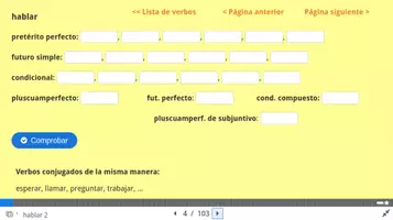 Vorschau - Interaktives Material - Cuaderno de conjugación de verbos españoles - Seite 3