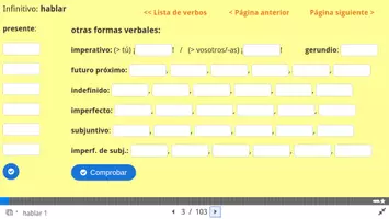 Vorschau - Interaktives Material - Cuaderno de conjugación de verbos españoles - Seite 2