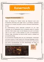 Vorschau - Arbeitsblätter - Das Deutsche Kaiserreich - Zwischen Tradition und Moderne - Seite 2
