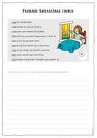 Vorschau - Arbeitsblätter - Anybook Pro Material: Satzanfänge finden - Seite 2