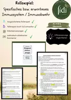 Vorschau - Spiele - Rollenspiel spezifisches bzw. erworbenes Immunsystem / Immunabwehr - Deckblatt