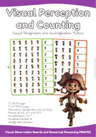Aperçu - Apprentissages en autonomie - Perception Visuelle et Comptage PIRATES ANGLAIS Vol. 1 - Page de couverture