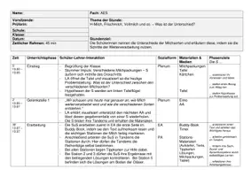 Vorschau - Stundenentwürfe - Unterrichtsentwurf AES: Milchsorten - Was ist der Unterschied? - Seite 1