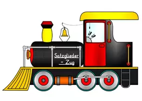 Vorschau - Präsentationen/Tafelbilder - Satzglieder-Zug: Subjekt. Prädikat, Objekt - Seite 1