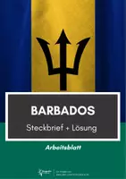 Vorschau - Arbeitsblätter - Barbados Steckbrief - Deckblatt