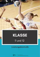 Vorschau - Test - Volleyball ⎮ Regelwerk Leistungskontrolle Kl. 11 und 12 - Deckblatt