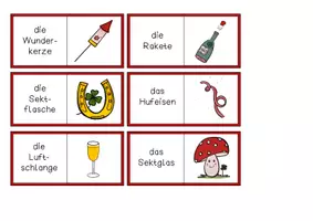 Vorschau - Arbeitsblätter - Silvester und Glücksbringer Materialpaket - Seite 2