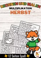 anteprima - Esercizi - Rechen-Mal-Blätter - Multiplikation (Herbst) Autunno Moltiplicazione Matematica Tedesco - Pagina di copertina