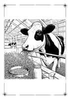 Vorschau - Mal- und Bastelvorlagen - Bauernhof Tiere Ausmalbilder - Seite 1