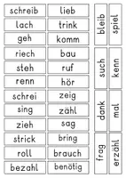 Vorschau - Arbeitsblätter - Verbenbaum, Verben konjugieren, 160 Wörter, Personalform, A4 + mehr - Seite 3
