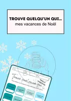 Vorschau - Spiele - Bingo - mes vacances de Noël (Trouver quelqu'un qui...) - Deckblatt