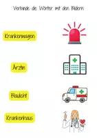 Vorschau - Unterrichtsreihen - Spannende Arbeitsblätter rund um den Krankenwagen! - Seite 2