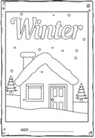 Vorschau - Mal- und Bastelvorlagen - Rätselheft Winter – Arbeitsheft für die Vorschule und für Klasse 1, Lerntheke Winter #silvesterknaller25 - Seite 2