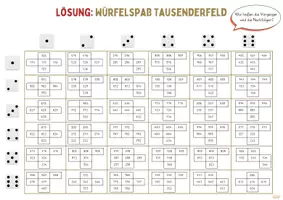 Vorschau - Spiele - Würfelspaß Tausenderfeld Klasse 3/4 - Seite 3