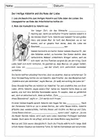Vorschau - Arbeitsblätter - Heiliger Valentin (Geschichte und Ausmalbild) AB zum Valentinstag - Deckblatt