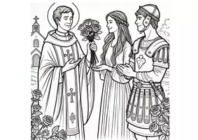 Vorschau - Arbeitsblätter - Heiliger Valentin (Geschichte und Ausmalbild) AB zum Valentinstag - Seite 2