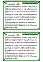 Vorschau - Arbeitsblätter - Abschreibkartei - gesunde Ernährung und Bewegung (Klasse 2/3/4) Rechtschreibung / Schrift verbessern / DAZ - Seite 3