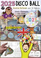 Vorschau - Arbeitsblätter - Happy New Year 2025 / New Year's - Growing Starter Bundle - Seite 1