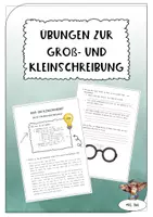 Vorschau - Arbeitsblätter - Groß- und Kleinschreibung_Übungsheft - Deckblatt