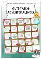 Vorschau - Aufgabenkarten - Gute-Taten-Adventskalender - Deckblatt