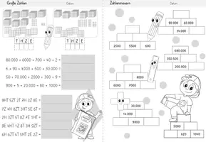 Vorschau - Arbeitsblätter - Zahlenraum 1 Million Klasse 4 | Wochenheft 1 Mathematik - Seite 2