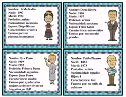 Vorschau - Bildkarten - Hispanische Personen Bildkarten für Spanisch Unterricht - Deckblatt
