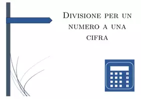 anteprima - Esercizi - Divisione per un numero a una cifra | matematica | 26 colonne - Pagina 1