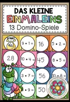 Vorschau - Spiele - DAS KLEINE EINMALEINS - 13 Dominos - Deckblatt
