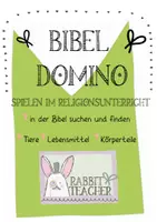 Vorschau - Spiele - In der Bibel suchen und finden: Domino (Tiere, Lebensmittel, Körper) - Deckblatt