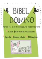 Vorschau - Spiele - In der Bibel suchen und finden: Domino (Berufe, Gegenstände, Tätigkeiten) - Deckblatt