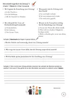 Vorschau - Arbeitsblätter - Zeitungsprojekt- Einstieg in zwei Varianten - Seite 2
