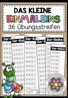 Vorschau - Arbeitsblätter - Das kleine Einmaleins / 1x1 – Einmaleins üben, Malreihen, Multiplikation, Kopfrechnen, Aufgaben und Übungen | Übungsstreifen und Arbeitsblätter - Deckblatt