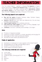 Vista previa - Unidades / Secuencias / Situaciones de Aprendizaje - THE UNITED KINGDOM - English Bundle - página 3