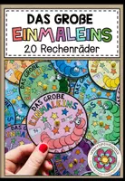 Vorschau - Stationenlernen - DAS GROßE EINMALEINS - 20 Rechenräder - Deckblatt