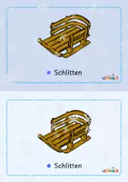 Vorschau - Spiele - DaZ-Winterspiel: "Merk es dir!" mit 20 Bild-Wort-Karten - Seite 1