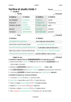 Vorschau - Arbeitsblätter - Di Nuovo Insieme B1 - Verifica di Studio Unità 1 Famiglie - Seite 2