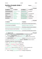Vorschau - Arbeitsblätter - Di Nuovo Insieme B1 - Verifica di Studio Unità 1 Famiglie - Seite 3