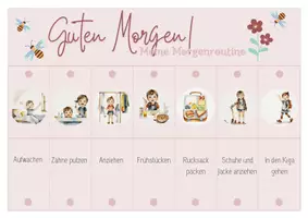 Vorschau - Bildkarten - Morgen- & Abendroutine für Kinder | Routinepläne zum Ausdrucken - Seite 3