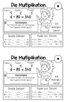 Vorschau - Arbeitsblätter - Kopfrechnen Multiplikation Division bis 1000 - Seite 1