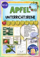 Vorschau - Unterrichtsreihen - Unterrichtsreihe: Der Apfel (Klasse 1+2) - Deckblatt