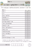 Vorschau - Arbeitsblätter - Lesespaziergang - "Verschneite Winterferien" I Kl. 1/2 - Seite 3