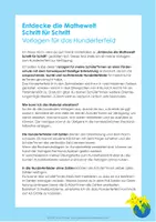 Vorschau - Arbeitsblätter - Vorlagen Hunderterfeld / Hundertertafel in bunt und schwarz-weiß - Seite 1