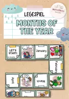 Vorschau - Spiele - Months of the year | Legespiel | Game - Deckblatt