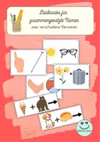 Vorschau - Präsentationen/Tafelbilder - Bildkarten/Tafelmaterial - zusammengesetzte Nomen - Deckblatt