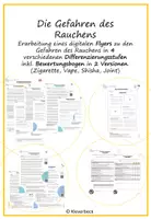 Vorschau - Arbeitsblätter - Gefahren des Rauchens - Deckblatt