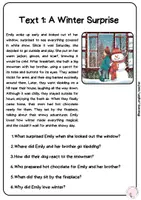 Vista previa - Fichas informativas / Documentos de lectura - READING COMPREHENSION BOOK (3º CICLO 10-12 YEARS)- WINTER EDITION - página 2