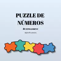 Vista previa - Juegos / Gamificación - PUZZLE de NÚMEROS (0 a 9) - página 1