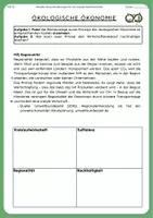 Vorschau - Arbeitsblätter - Ökologische Ökonomie - Seite 2